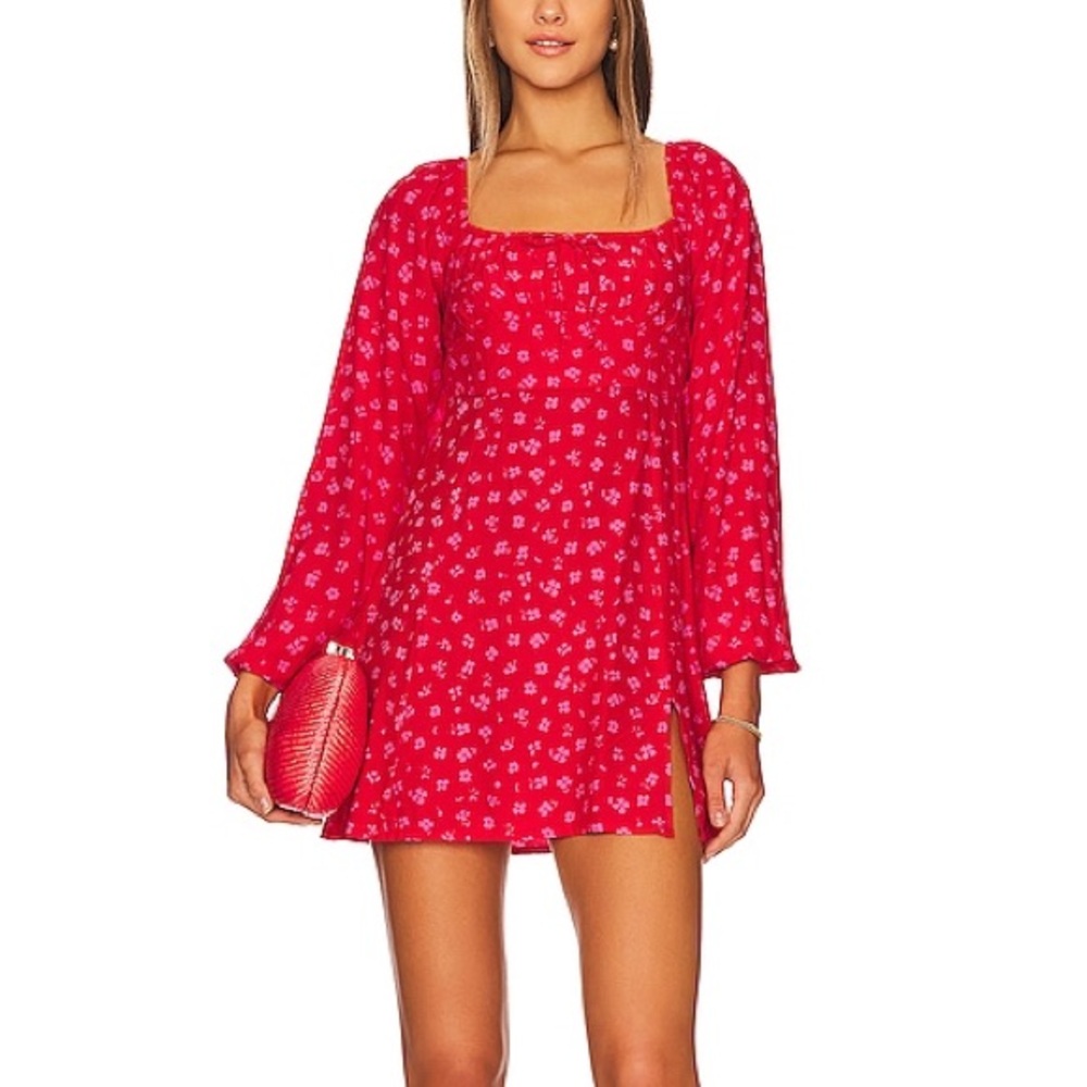 Faithfull the Brand - Ballari Mini Dress Sunset Floral Print